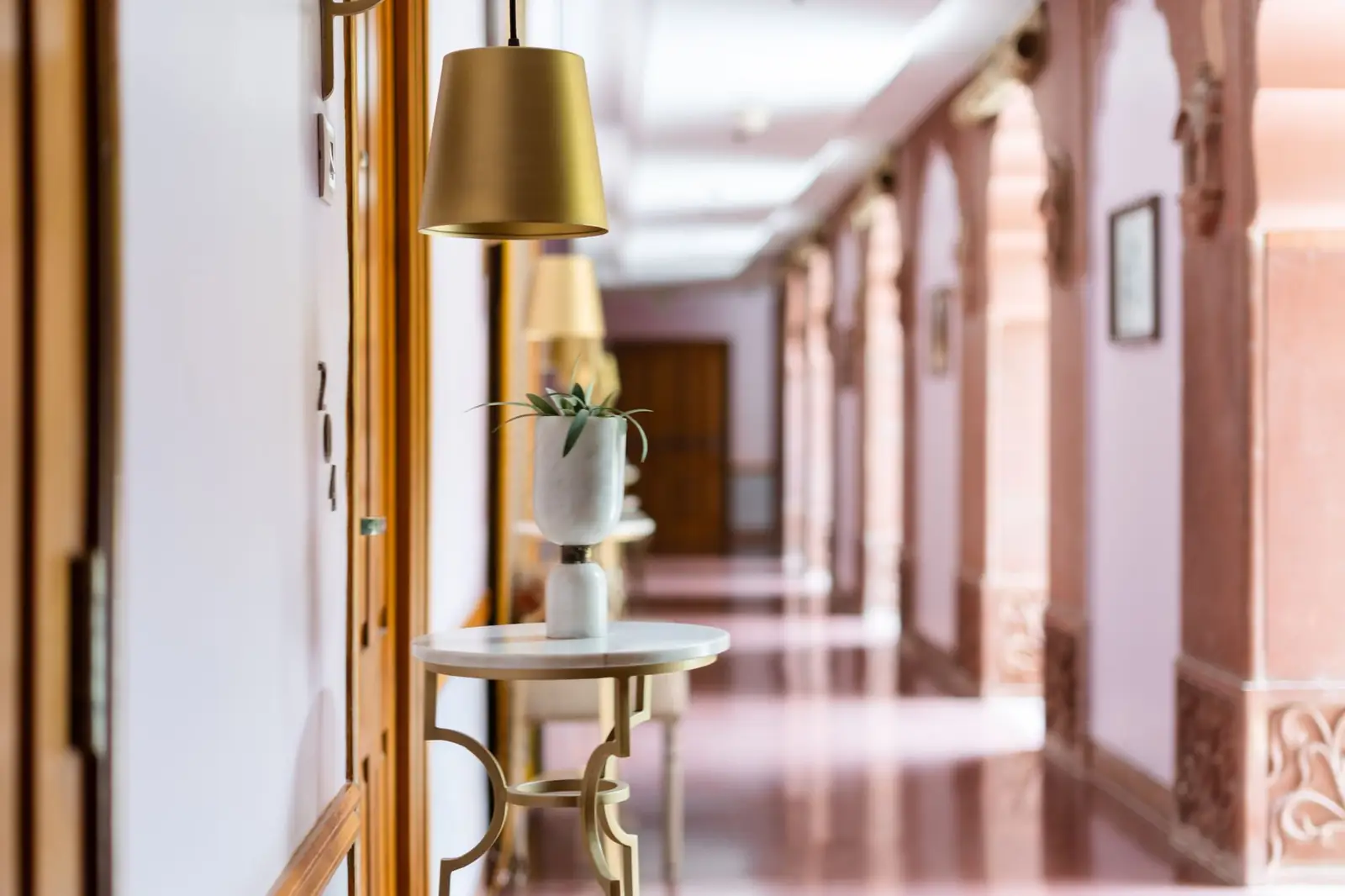 Couloir intérieur de Wynila Hotel Haven